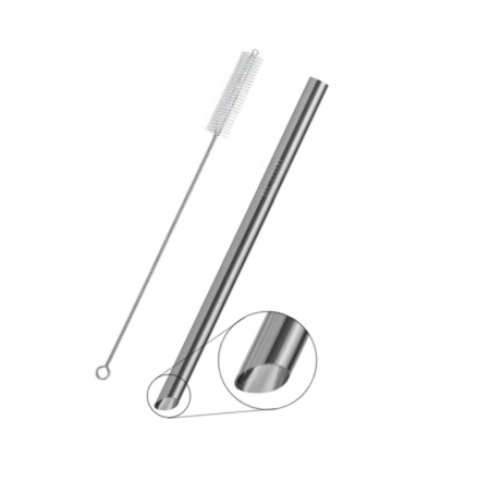 Paille et goupillon en inox